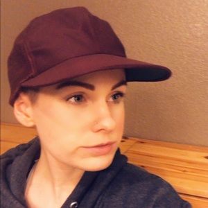 Maroon ball cap